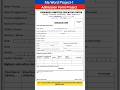 Full Video ☝☝ | How to create admission form in ms word | ms word project | #shorts #ytshorts