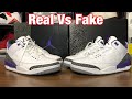 jordan 3 dark iris real vs fake