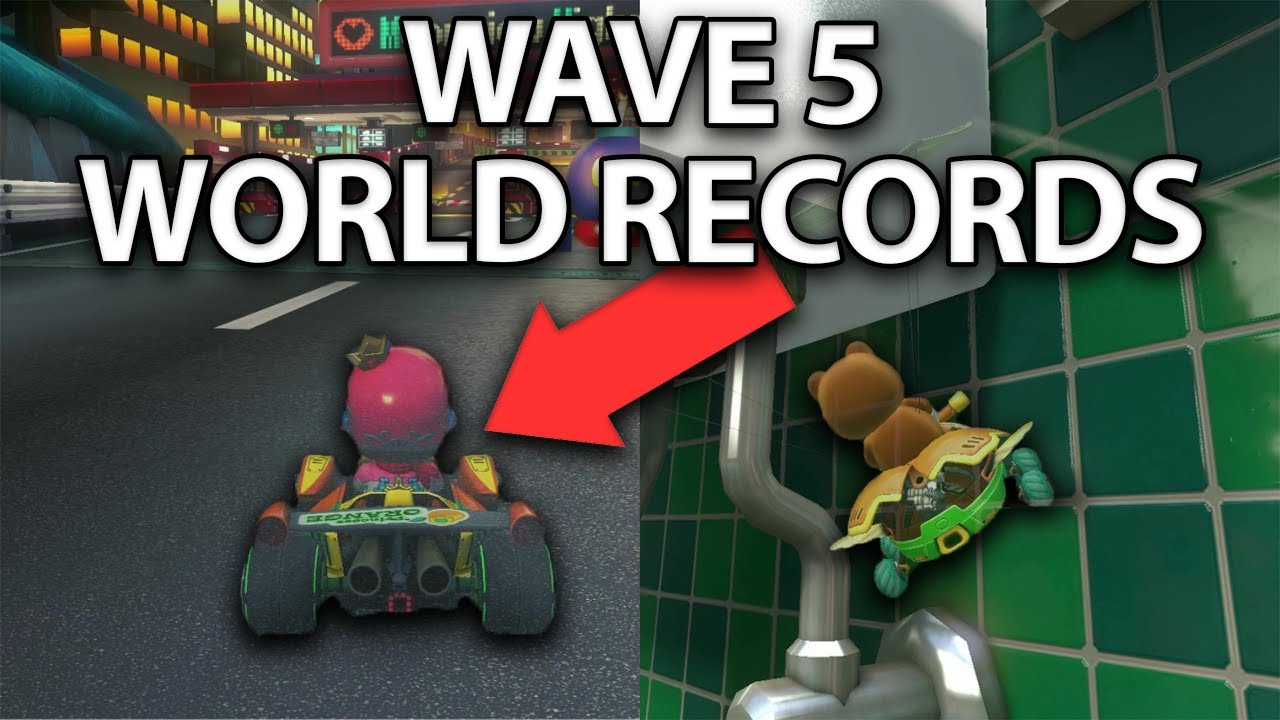 Reacting to Every Wave 5 World Record in Mario Kart 8 Deluxe