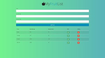 Pure Javascript CRUD Operations with HTML