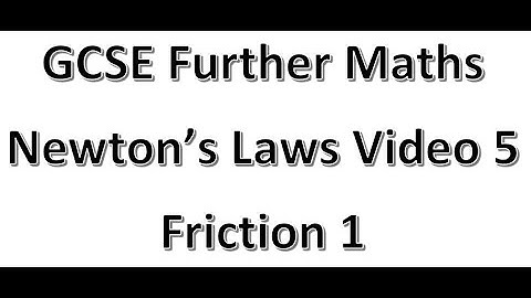 GCSE Further Maths Newton