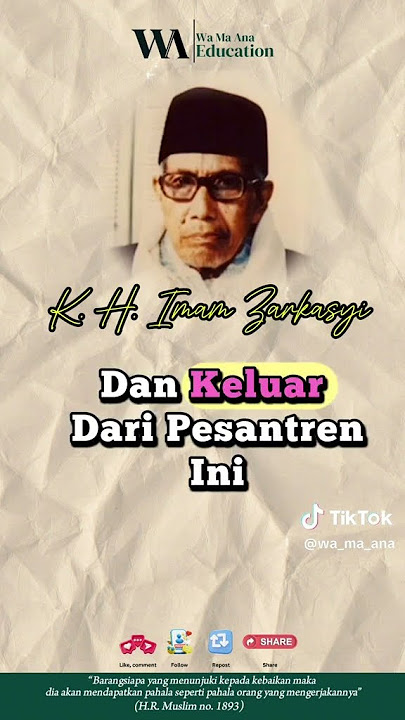 Suara KH Imam Zarkazi #Gontor dalam Film #ngaji #gontortv