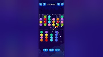 Ball Sort Puzzle level 246 to 250. #puzzle  #puzzlegame #strategy #gamer #games #game #gamers
