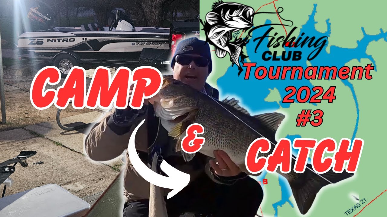 Bass Club Tournament #3 Solo Camp and Bass Fishing..