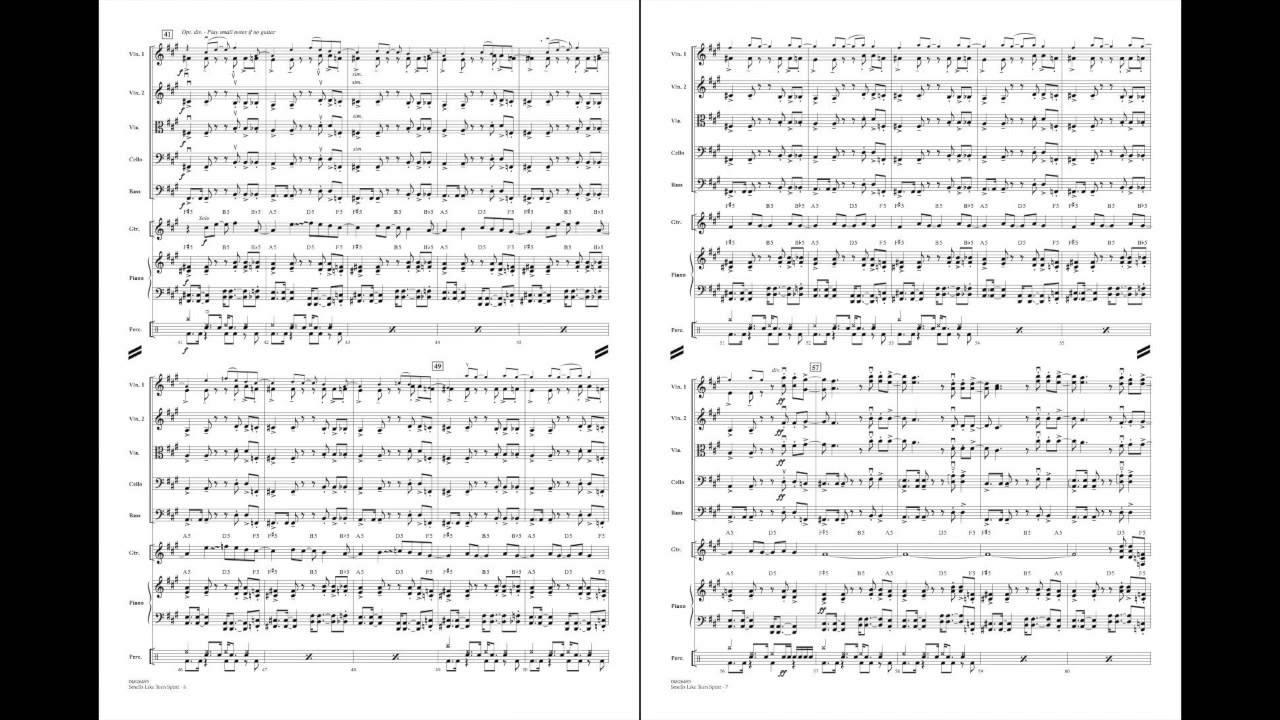 Smells Like Teen Spirit arranged by Larry Moore - YouTube