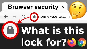 WHAT DOES THE BROWSER LOCK ICON REALLY MEAN? YOU CAN NOT ALWAYS TRUST IT...