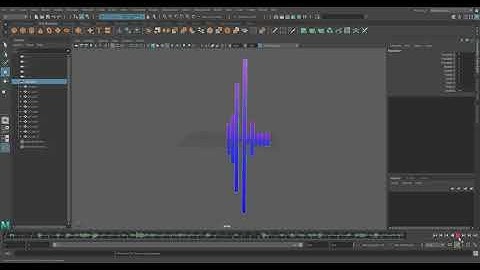 Music Equalizer in Maya with Python