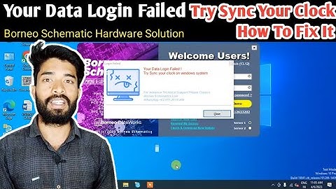 Your Data Login Failed ! Try Sync your clock on windows system Problem Solution | Pro Tips Kannada ✅