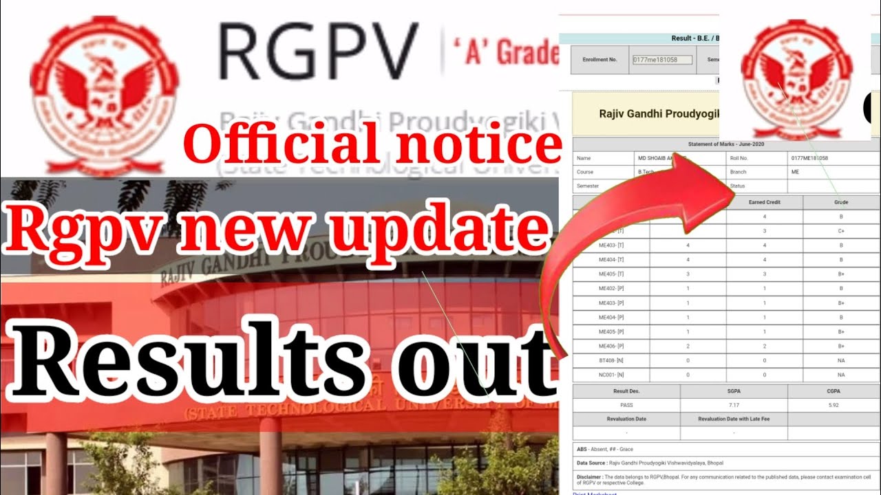 Rgpv Ranking #rgpvresults2020 #rgpv#rgpvnews Rgpv result 2/second semester regular ...