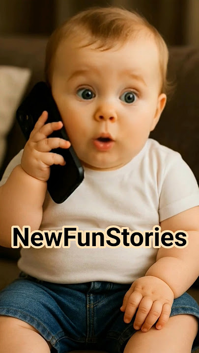 Cute Baby Funny Talk with Papa on phone call