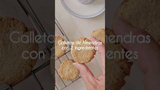 Galletas de Almendras con 2 ingredientes... Sin gluten, sin lactosa, sin huevos