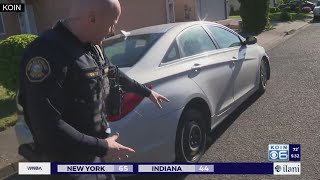 WATCH: Portland police, cancer researchers crack down on car thieves