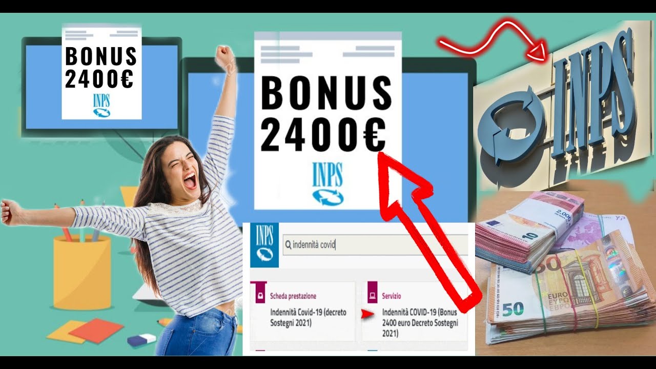 Bonus Inps Bonus INPS 2400 euro: la richiesta, per il bonus 2400 euro. - YouTube