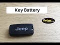 Jeep Renegade Flip Key Battery Change HOW TO