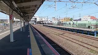 E653系K71編成春の絶景ネモフィラ高尾号藤代駅通過