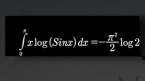 Integral xlog(Sinx)dx from 0 to pi