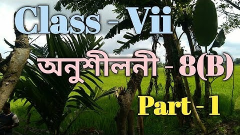 Class 7 Math Ex-8(B) Part 2 Solutions in Assamese/Sankardev Sishu Niketan /Babu