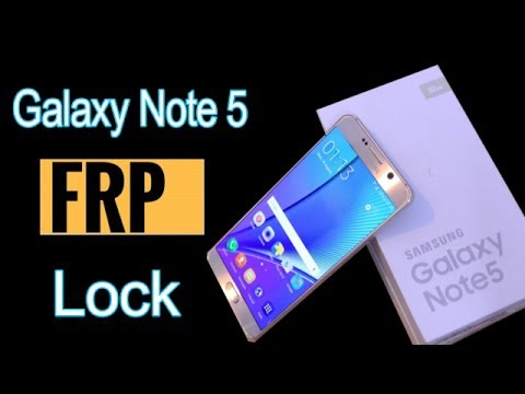 Galaxy Note 5 Frp Lock Google Lock Remove Bypass OTG Method