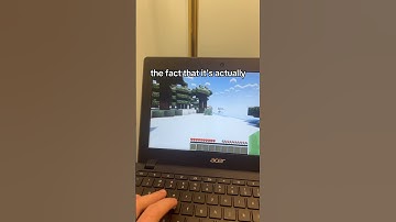 Minecraft with shaders on a 2017 Chromebook  #pc #tech #techtok #gaming