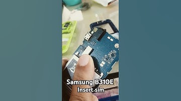 Samsung B310E insert sim solution#repair