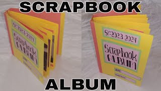 SCRAPBOOK ALBUM / DIY SCRAPBOOK SCHOOL PROJECT