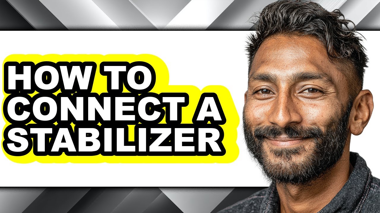 Run Techweb Stabilizer How to Connect a Stabilizer - Step by Step - YouTube