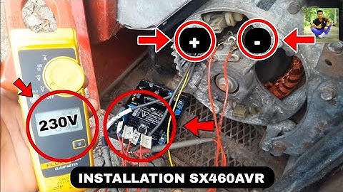 How To Suply SX460 AVR ? | Automatic Voltage Regulator ( AVR ) | How To Fixing Generator AVR Unit,