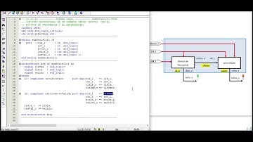 Curso VHDL.V122. 1era.Parte: diseño estructural sincrónico, sumador serie. Ejecución en la plaqueta.