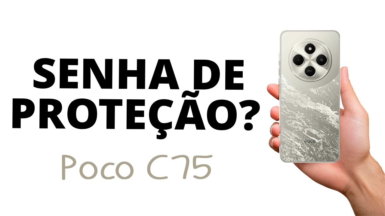 Como ATIVAR a SENHA de PROTEÇÃO de PRIVACIDADE no Poco C75, FÁCIL!