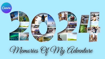 Create Number Photo Collages Using Canva