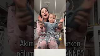 Bir Kadın Akım Videosu Çekerken Çocuğu İlk Kez Anne Dedi Duygusal Anlar