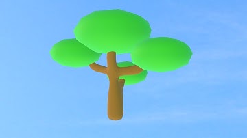 low poly tree