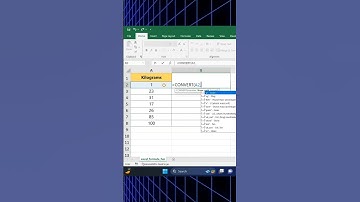 How to convert Kg to Pound Excel for beginners #exceltricks  #exceltips #exceltutorial #shortvideo