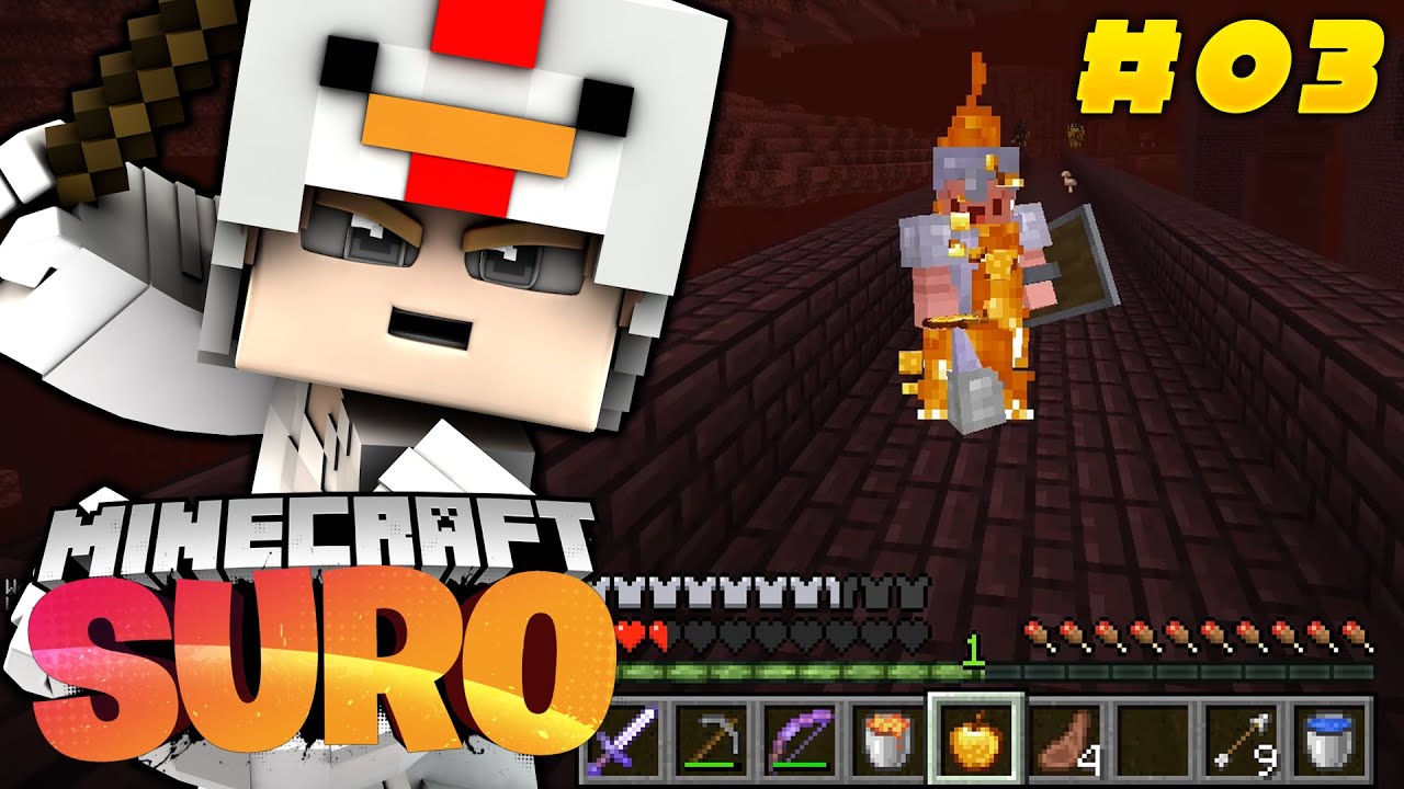 Unglaubliche Folge, MEGA Kampf & ERSTER im NETHER ✕ Minecraft SURO #03 ✕