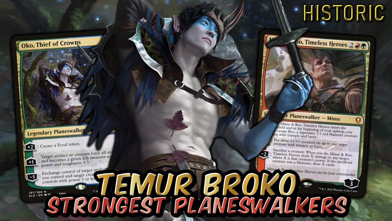When 2 Strongest Planeswalkers Walk Into A Bar... Temur Broko | Historic No Banned List | MTG Arena