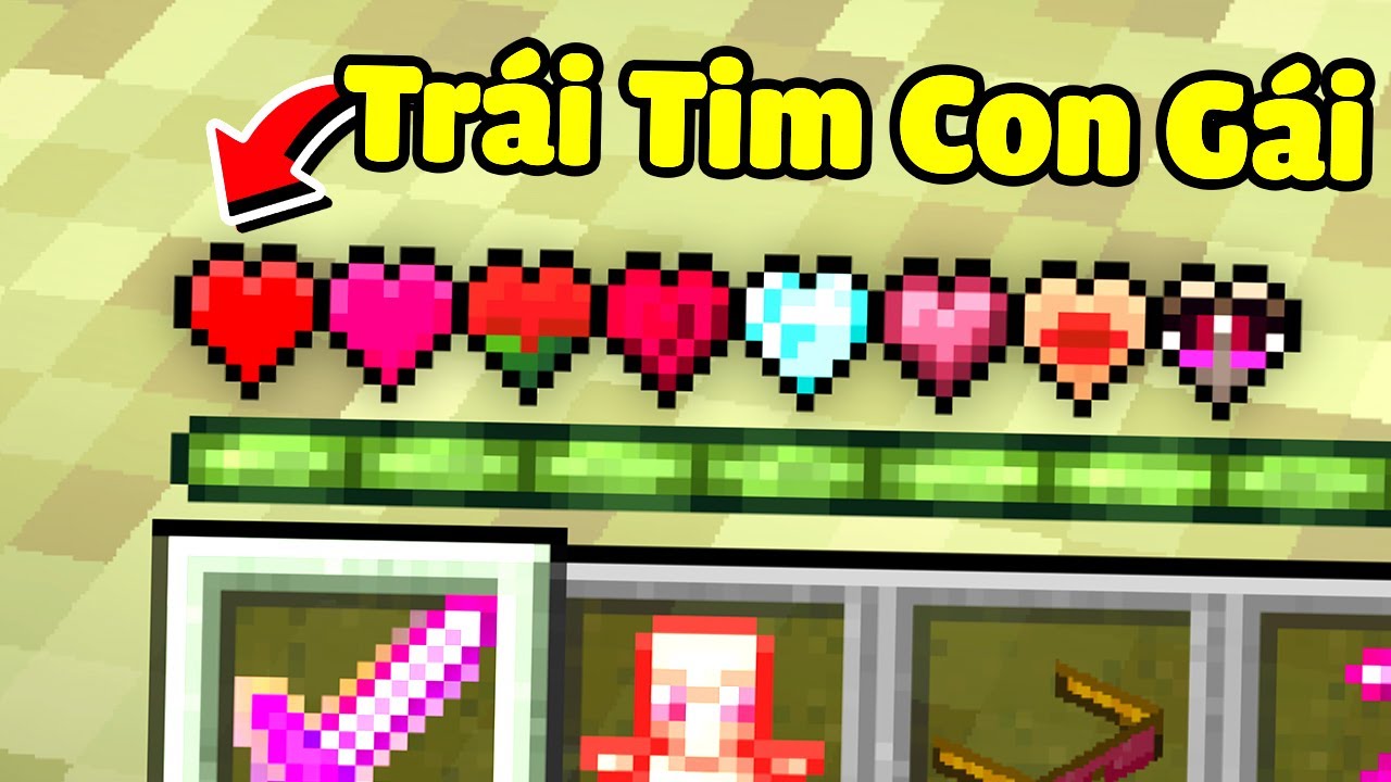 Minecraft Nhưng Bạn Sở Hữu Trái Tim Con Gái - YouTube