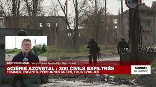 Près de 300 civils exfiltrés d'Azovstal attendus à Zaporijjia • FRANCE 24