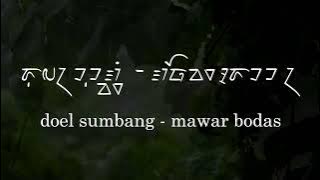 Mawar Bodas - Doel Sumbang (Lirik dan Terjemahan Bahasa Indonesia)