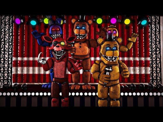 FNAF 1 OFFICIAL MODELS SHOWCASE @UFMPchannel (DOWNLOAD ON THE