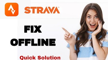 How To Fix And Solve Offline On Strava App | Easy Fix