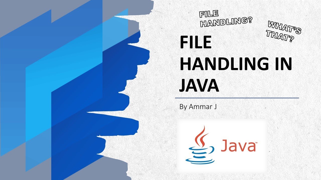 File handling in Java? What's that? #SKJ2413#HomeTest1#Invictus - YouTube