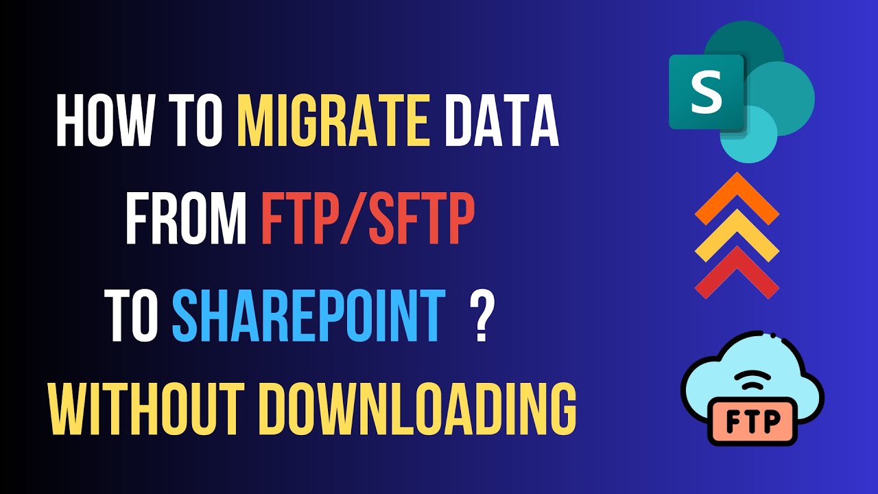 🚀 Transfer Files from FTP to SharePoint Online — No Download, Just Click and Go