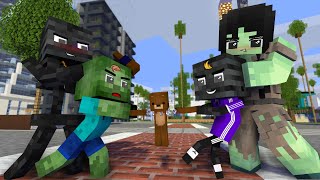 The Minecraft life of ZOMBIE Family and WITHER Family | Minecraft Animation
