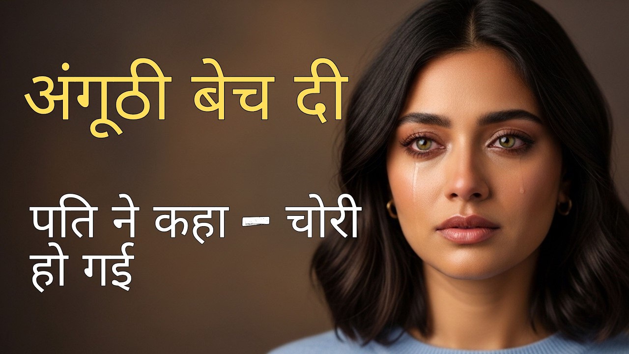 शादी की अंगूठी उन्होंने बेच दी। मुझे बताया चोरी हो गई 💔 रुला देने वाली कहानी