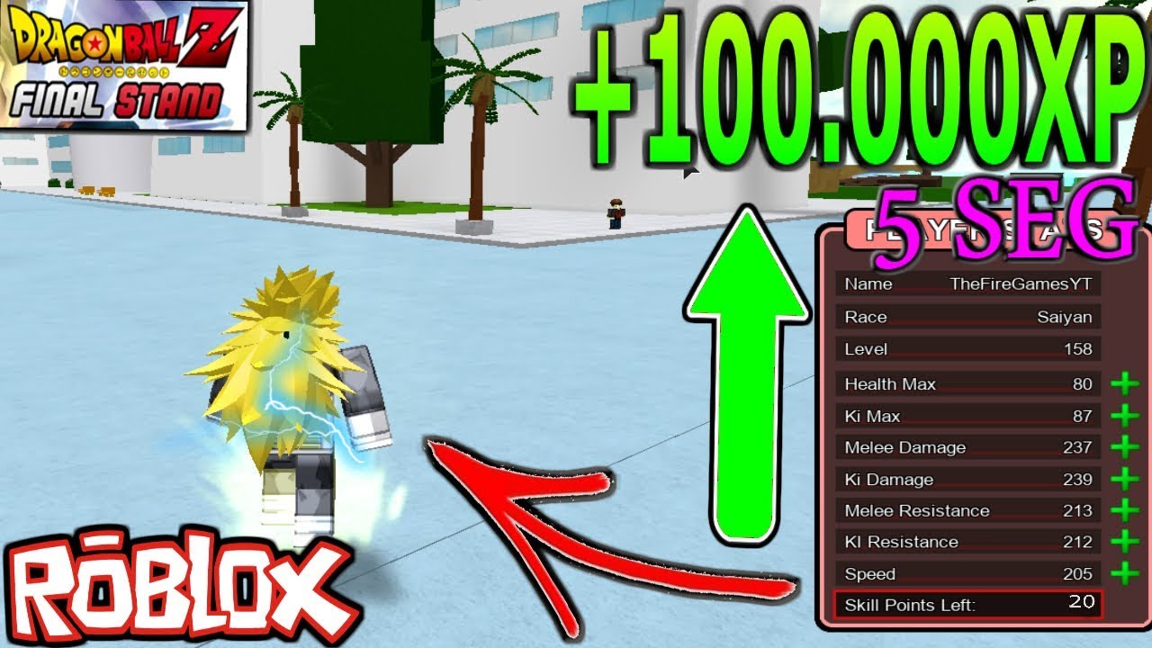 Trick Win 100000xp In 5 Seconds Dbz Final Stand Roblox - dragon ball z final stand 10k zeni for 200 robux