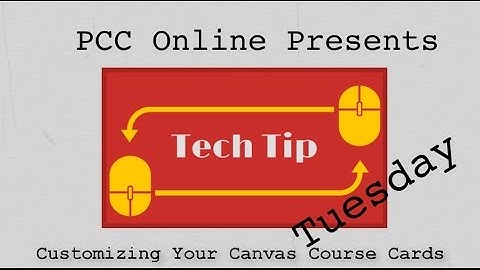 Customizing  Your Canvas Course Cards