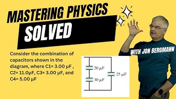 Mastering Physics Solved!  Consider the combination of capacitors shown in the diagram, where