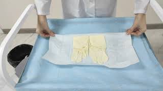 Использование стерильных перчаток