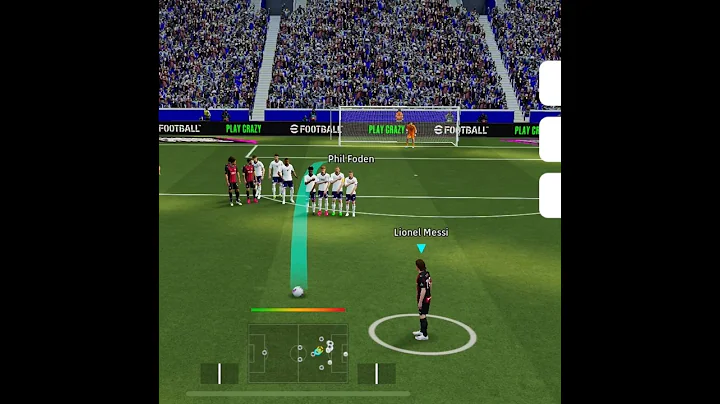 Under the wall free kick tutorial🥅 #efootballmobile #efootball2026 #efootball #pes #tutorial