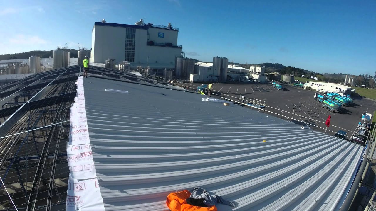 Fonterrra Kauri Truck Wash Canopy Timelapse - Coresteel Buildings